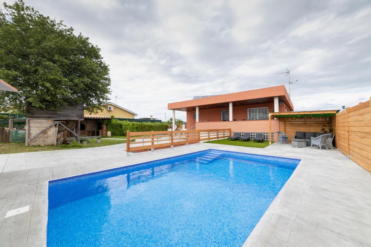 Вілла Piscina De Sal Barbacoa Wifi, Parking Gratis, 3 Min Pga Casa El Roble Жерона Екстер'єр фото